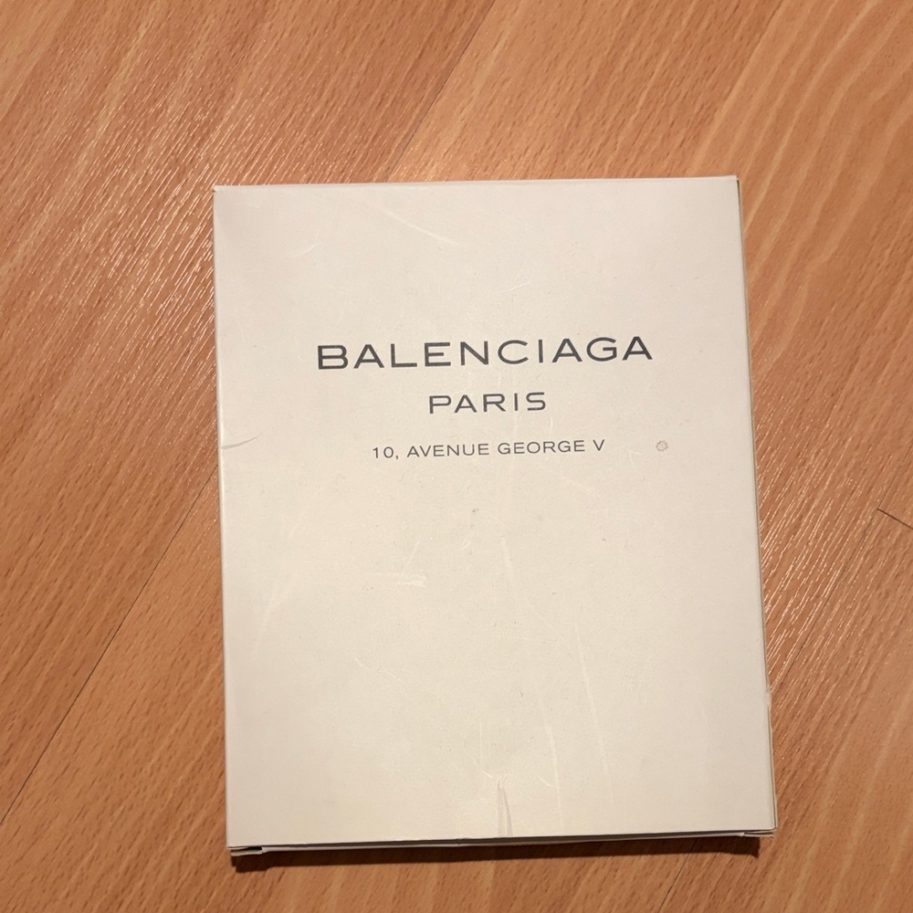 Balenciaga Cream utility pouch